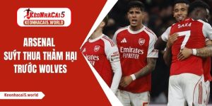 Arsenal suýt thua Wolves - CLB xếp bét BXH Premier League