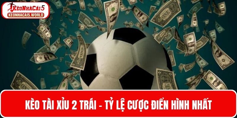 Kèo Tài Xỉu 2 trái - Tỷ lệ điển hình trong cá độ bóng đá