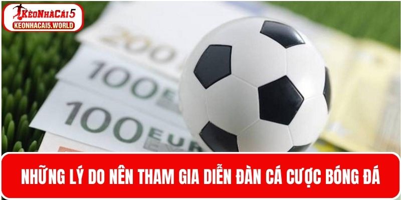 Những lý do nên tham gia diễn đàn cá cược bóng đá 