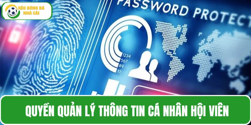 Quyền quản lý thông tin cá nhân trong chính sách quyền riêng tư