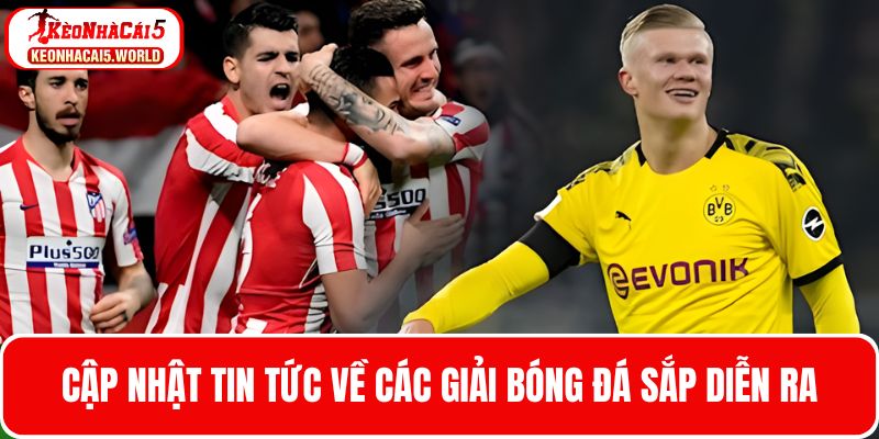 Tin tức bóng đá về các giải đấu sắp diễn ra